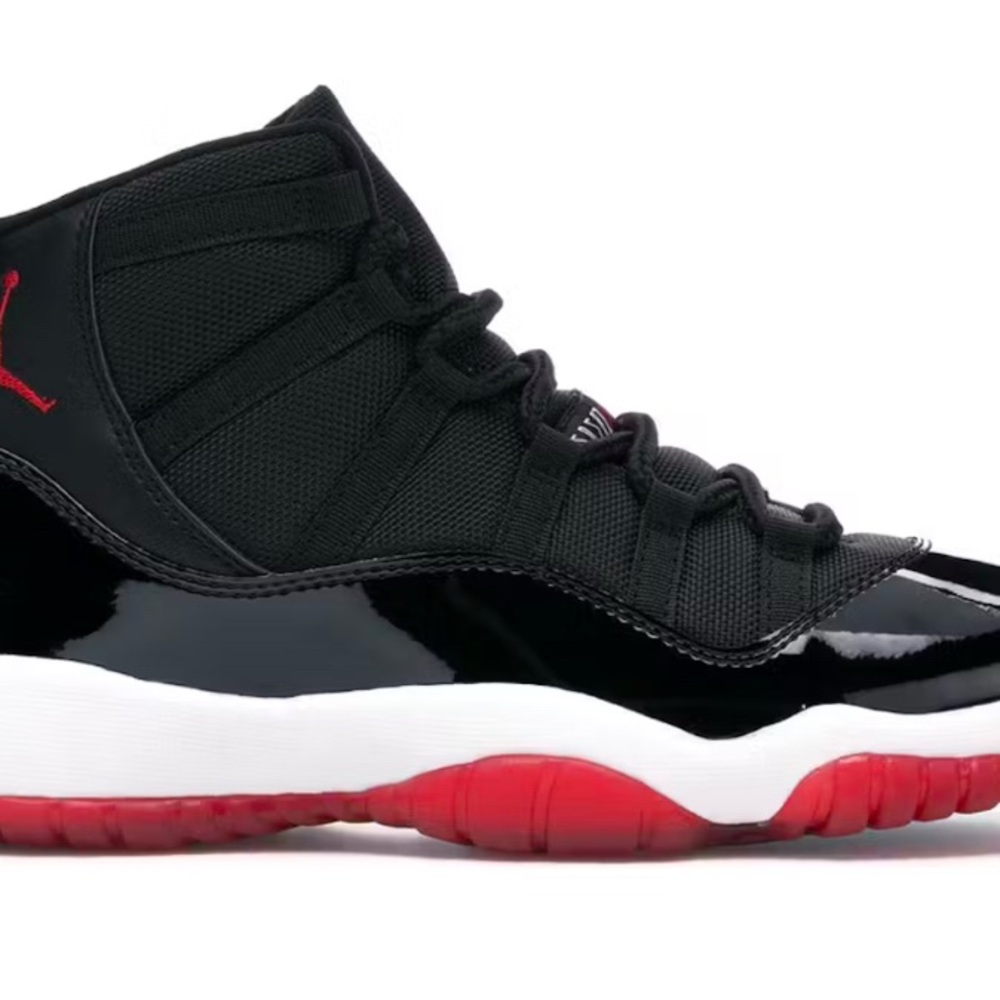 Black and Red High-Top Sneakers